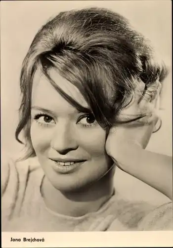 Ak Schauspielerin Jana Brejchova, Die goldene Spinne, Baron Münchhausen