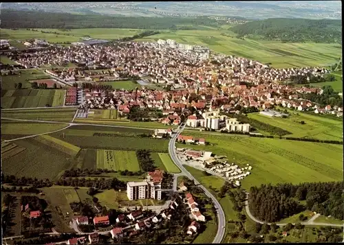 Ak Renningen in Württemberg, Luftaufnahme