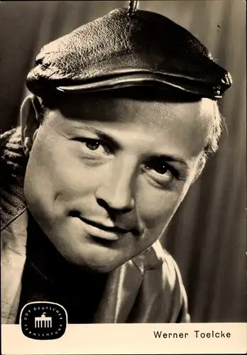 Ak Schauspieler Werner Tölcke, Portrait, Mütze