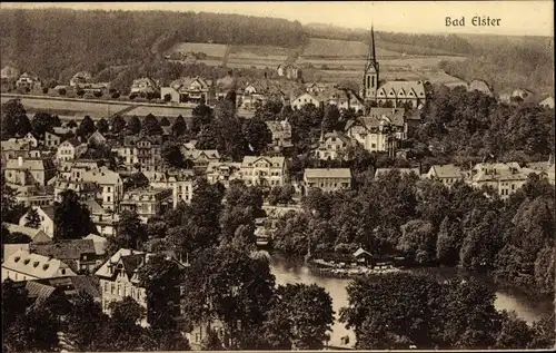 Ak Bad Elster im Vogtland, Gesamtansicht