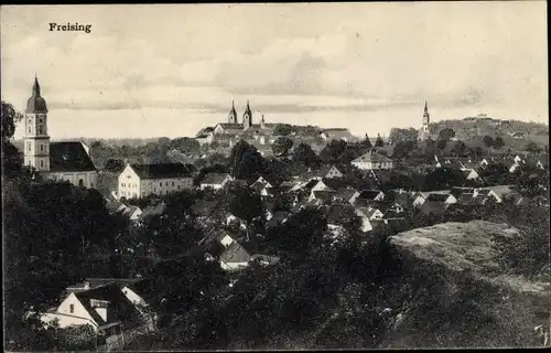 Ak Freising in Oberbayern, Ortsansicht