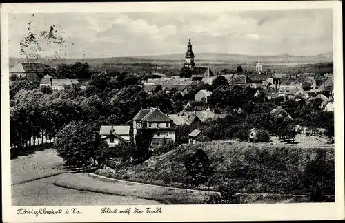 Ak Königsbrück in der Oberlausitz, Blick auf die Stadt