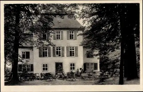 Ak Schwarzburg in Thüringen, Waldgaststätte Fasanerie