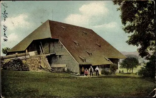 Ak Bad Krozingen im Breisgau Schwarzwald, 6. Bauernhaus im Löffeltal, Serie 452