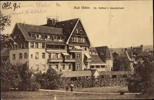 Ak Bad Elster im Vogtland, Dr. Köhler's Sanatorium