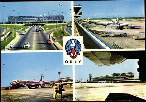 Ak Aeroport de Paris Orly, L'Aerogare, L'Aire de stationnement, Boeing 707 d'Air India