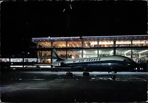 Ak Orly Val de Marne, Aéroport de Paris Orly, Caravelle Air France sur l'aire