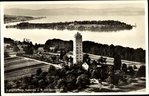 Ak Konstanz am Bodensee, Jugendherberge und Insel Mainau