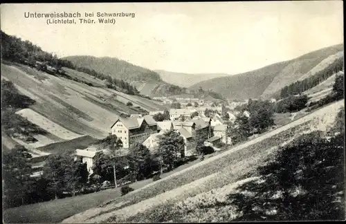 Ak Unterweißbach Thüringen, Ort im Lichtetal