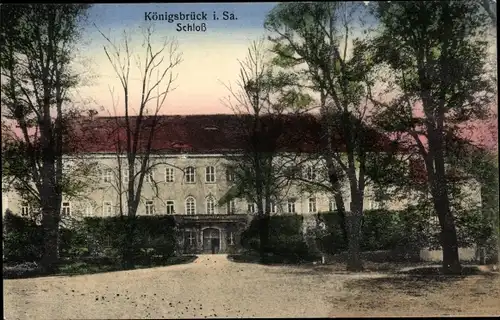 Ak Königsbrück in der Oberlausitz, Schloss