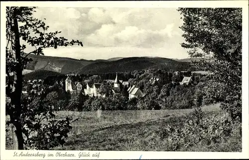 Ak Sankt Andreasberg Braunlage im Oberharz, Glück auf