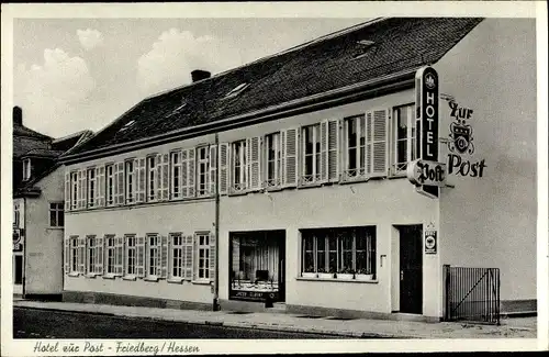 Ak Friedberg in Hessen, Hotel zur Post