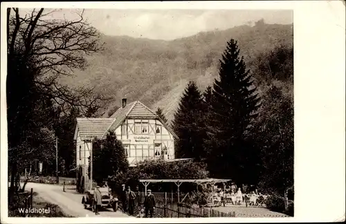 Ak Gemünd Schleiden in der Eifel, Blick auf das Waldhotel, Restaurant, Inh. W. Arens