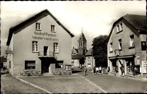 Ak Horhausen im Westerwald, Gasthof Westerwaldheim