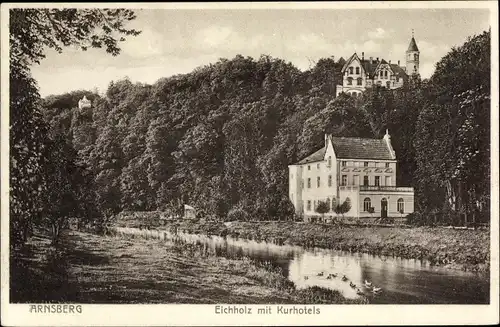Ak Arnsberg im Sauerland Westfalen, Eichholz mit Kurhotels