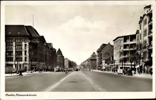 Ak Berlin Charlottenburg, Bismarckstraße, Geschäftshäuser