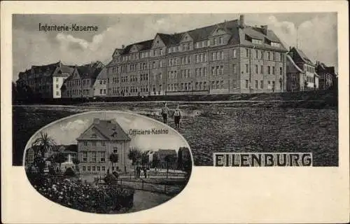 Ak Eilenburg an der Mulde, Infanterie Kaserne, Offiziers Kasino