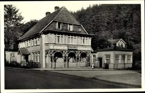 Ak Wildemann Clausthal Zellerfeld im Oberharz, Pension und Kurbadeanstalt Böhme