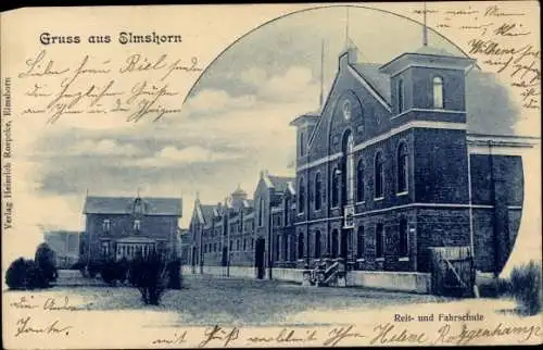 Ak Elmshorn in Holstein, Reit- und Fahrschule