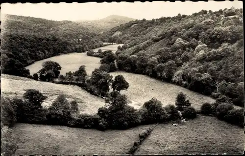 Ak Campeaux Calvados, Vallee de la Souleuvre, Vue du Viaduc