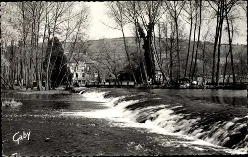 Ak Clécy Calvados, Le Barrage et le Moulin du Vey