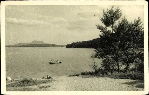 Ak Staré Splavy Thammühl Doksy Hirschberg am See Region Reichenberg, Seemotiv