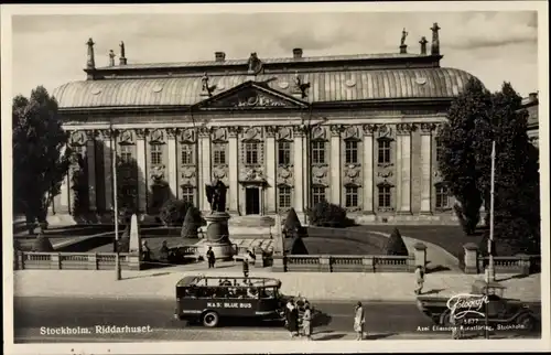 Ak Stockholm Schweden, Riddarhuset