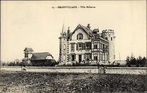 Ak Grandvillars Territoire de Belfort, Villa Bellevue