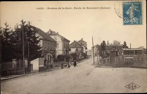 Ak Belfort Territoire de Belfort, Avenue de la Gare, Route de Boncourt