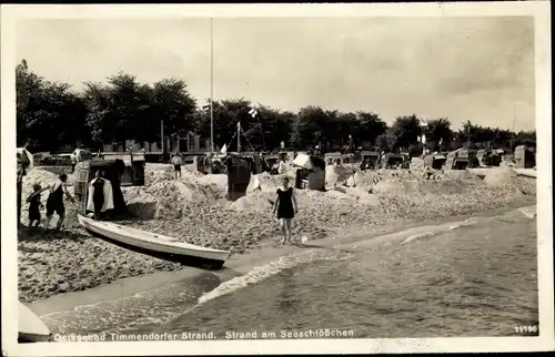 Ak Ostseebad Timmendorfer Strand, Strand am Seeschlösschen