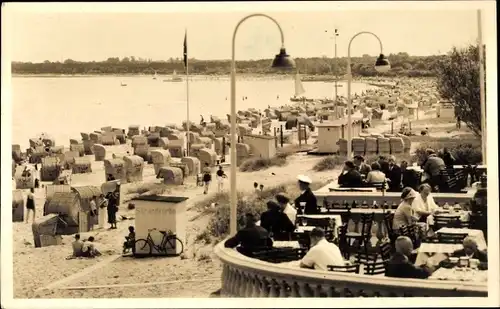 Foto Ak Ostseebad Timmendorfer Strand, Strandpartie