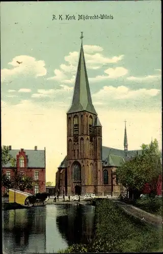 Ak Wilnis Mijdrecht Utrecht Niederlande, R. K. kerk