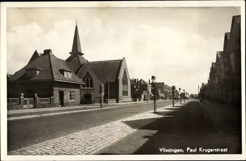 Ak Vlissingen Zeeland Niederlande, Paul Krugerstraat