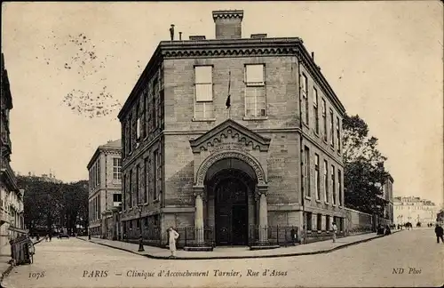 Ak Paris VII, clinique d'Accouchement Ternier, Rue d'Assas