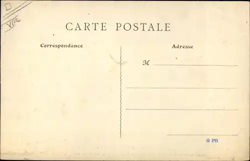 Ak Paris VII, 7 rue de la Chaise, Maison du Docteur Ch. Bonnet, Chirurgie Medecine, Coin du Parc