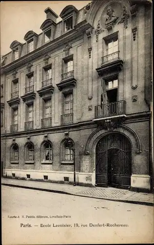 Ak Paris, École Lavoisier, Rue Denfert-Rochereau 19