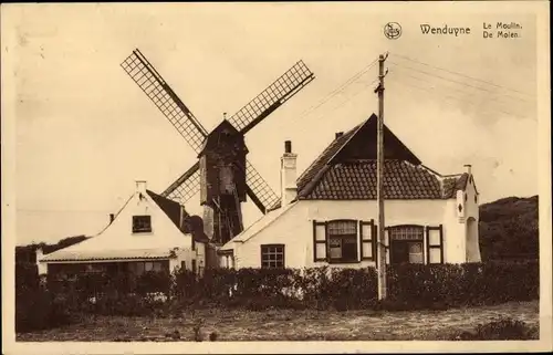 Ak Wenduine Wenduyne De Haan Westflandern, Le Moulin