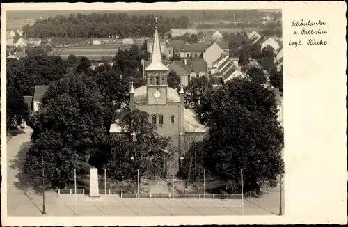 Ak Trzcianka Schönlanke Ostbahn Poznań Posen, Evangelische Kirche