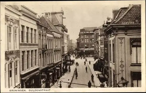 Ak Groningen Niederlande, Guldenstraat