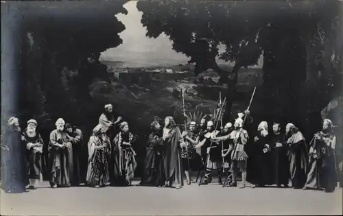 Ak Oberammergau in Oberbayern, Passionsspiel 1900, Nr. 4, Gefangennahme