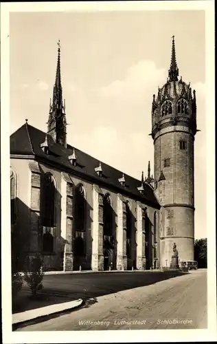 Ak Lutherstadt Wittenberg, Schlosskirche