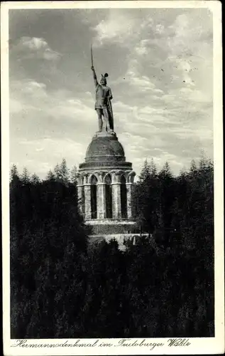 Ak Detmold am Teutoburger Wald, Hermannsdenkmal