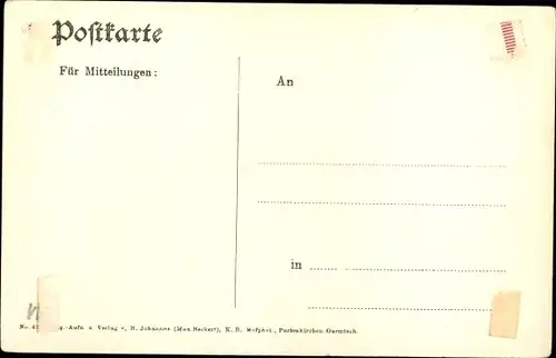 Ak Mittenwald in Oberbayern, Ortsansicht mit Karwendelgebirge