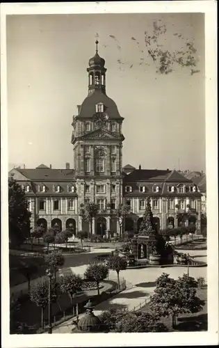 Ak Mannheim in Baden, Rathaus, Kaufhaus, Parkanlagen