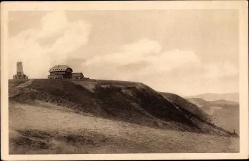 Ak Feldberg im Schwarzwald, Turm, Panoramablick