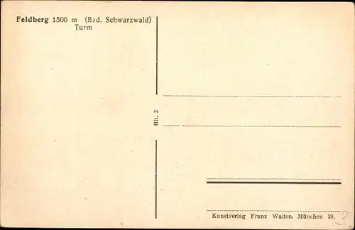 Ak Feldberg im Schwarzwald, Turm, Panoramablick