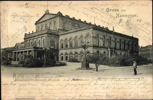 Ak Hannover in Niedersachsen, Theater, Gesamtansicht