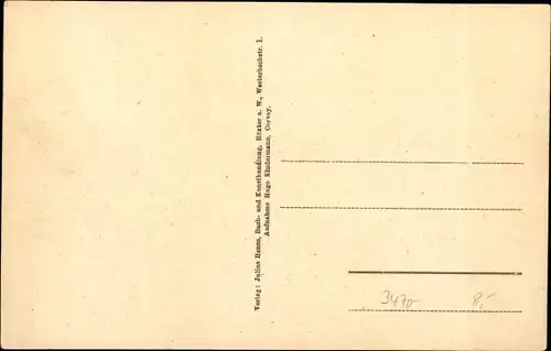 Ak Höxter Corvey, Schloß, Grab H. von Fallersleben