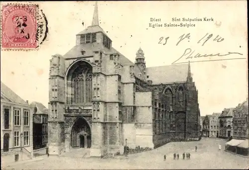 Ak Diest Flämisch Brabant Flandern, Eglise Sainte Sulpice