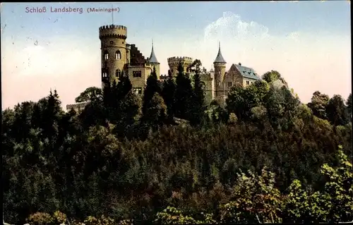 Ak Meiningen in Thüringen, Schloss Landsberg